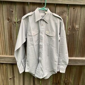 Oscar de la Renta button up dress shirt, size medium